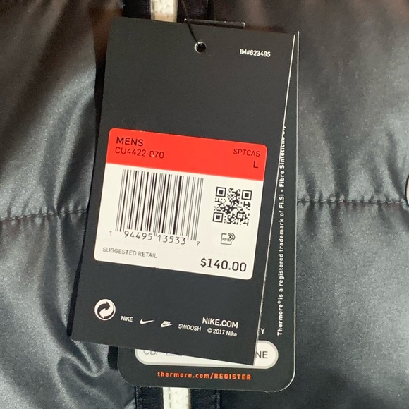 Nike NSW Synthetic Fill Thermore Full Zip Jacket - Picture 4 of 8